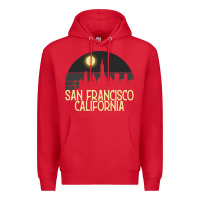 Red San Francisco California Premium Hoodie - Bettercallsaul