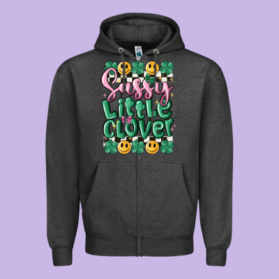 Sassy Little Glover Zipper Hoodie Designed By Maliassmallbusiness