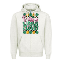 Oatmeal Heather sassy little glover Zipper Hoodie - MaliasSmallBusiness