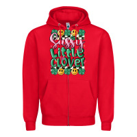Red sassy little glover Zipper Hoodie - MaliasSmallBusiness