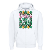 White sassy little glover Zipper Hoodie - MaliasSmallBusiness