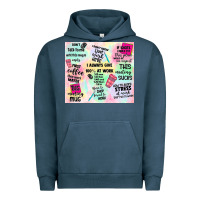 Pigment Midnight Navy funny office Urban Hoodie - TumblerDesignByShophia