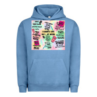 Pigment Pebble Blue funny office Urban Hoodie - TumblerDesignByShophia