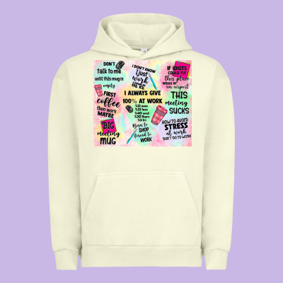Funny Office Urban Hoodie Designed By Tumblerdesignbyshophia