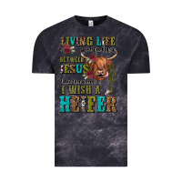 Cloud Black living life somewhere between jesus take the wheel Vintage Tee - JahusDesignShop