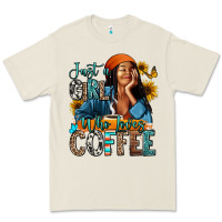 Bone Just a girl who loves coffee Premium Tee - RanaPortraitStore