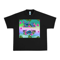 Black custom name stitch Urban Heavy Tee - AdoDesignShop