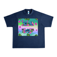 Navy custom name stitch Urban Heavy Tee - AdoDesignShop