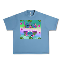 Pebble Blue custom name stitch Urban Heavy Tee - AdoDesignShop