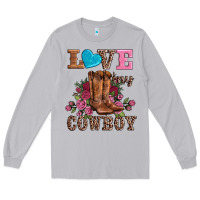 Moon Dust valentines day love my cowboy Long Sleeve Tee - AdoDesignShop