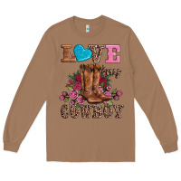 Toasted Coconut valentines day love my cowboy Long Sleeve Tee - AdoDesignShop