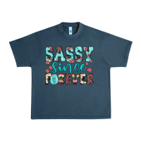 Midnight Navy sassy since forever Urban Heavy Tee - JahusDesignShop