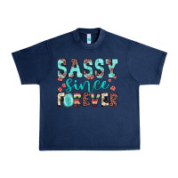Navy sassy since forever Urban Heavy Tee - JahusDesignShop