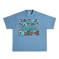 Pebble Blue sassy since forever Urban Heavy Tee - JahusDesignShop