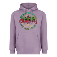 Lavender Christmas Vibes Heavyweight Hoodie - MaliasSmallBusiness