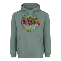 Sage Christmas Vibes Heavyweight Hoodie - MaliasSmallBusiness