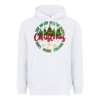 White Christmas Vibes Heavyweight Hoodie - MaliasSmallBusiness