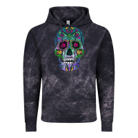 Cloud Black sugar skull Vintage Hoodie - FaDigitalArtStudio