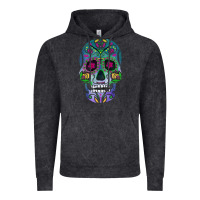 Vintage Arctic sugar skull Vintage Hoodie - FaDigitalArtStudio