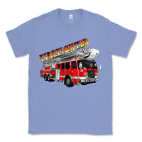 Colony Blue firefighter fire truck Classic Tee - Artiststas