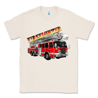 Natural firefighter fire truck Classic Tee - Artiststas