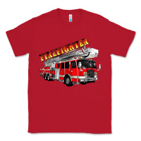 Red firefighter fire truck Classic Tee - Artiststas
