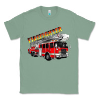 Sage firefighter fire truck Classic Tee - Artiststas