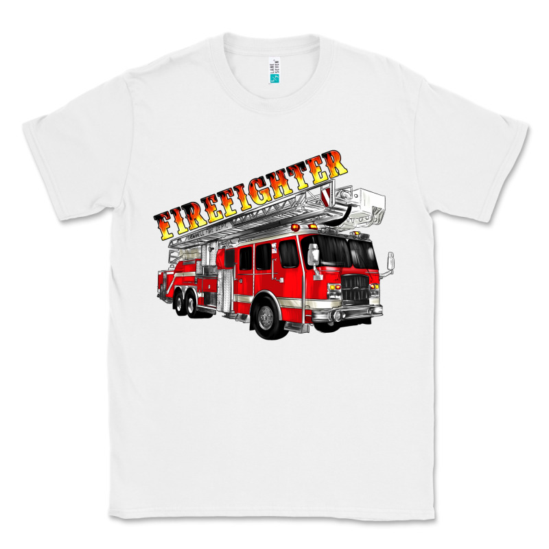 Firefighter Fire Truck Classic Tee by Artiststas | Teevron