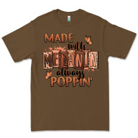 Cacao Made with melanin always poppin' Premium Tee - RanaPortraitStore