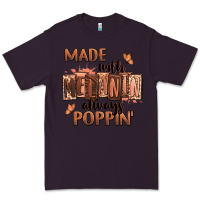 Plum Made with melanin always poppin' Premium Tee - RanaPortraitStore