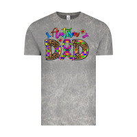 Cloud Rock rainbow colors autism dad Vintage Tee - AdoDesignShop