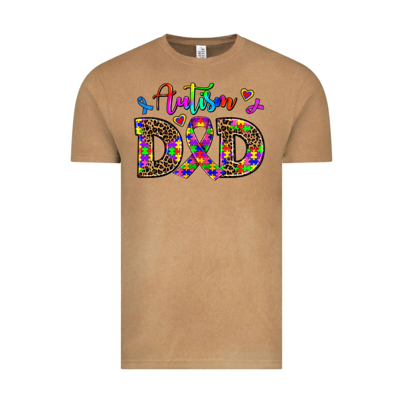 Rainbow Colors Autism Dad Vintage Tee by AdoDesignShop | Teevron