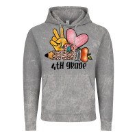 Cloud Rock peace love 4th grade Vintage Hoodie - JahusDesignShop
