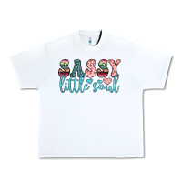 White sassy little soul Urban Heavy Tee - JahusDesignShop