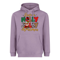 Lavender have a holly jolly christmas Heavyweight Hoodie - MaliasSmallBusiness