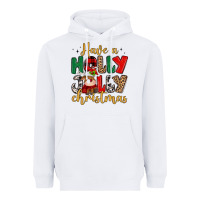 White have a holly jolly christmas Heavyweight Hoodie - MaliasSmallBusiness