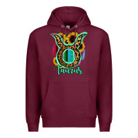 Burgundy Taurus Zodiac Premium Hoodie - Bettercallsaul