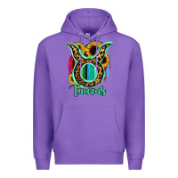 Purple Taurus Zodiac Premium Hoodie - Bettercallsaul