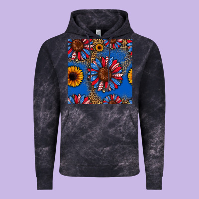 Usa Sunflowers Seamless Pattern Vintage Hoodie Designed By Hra Design Shop