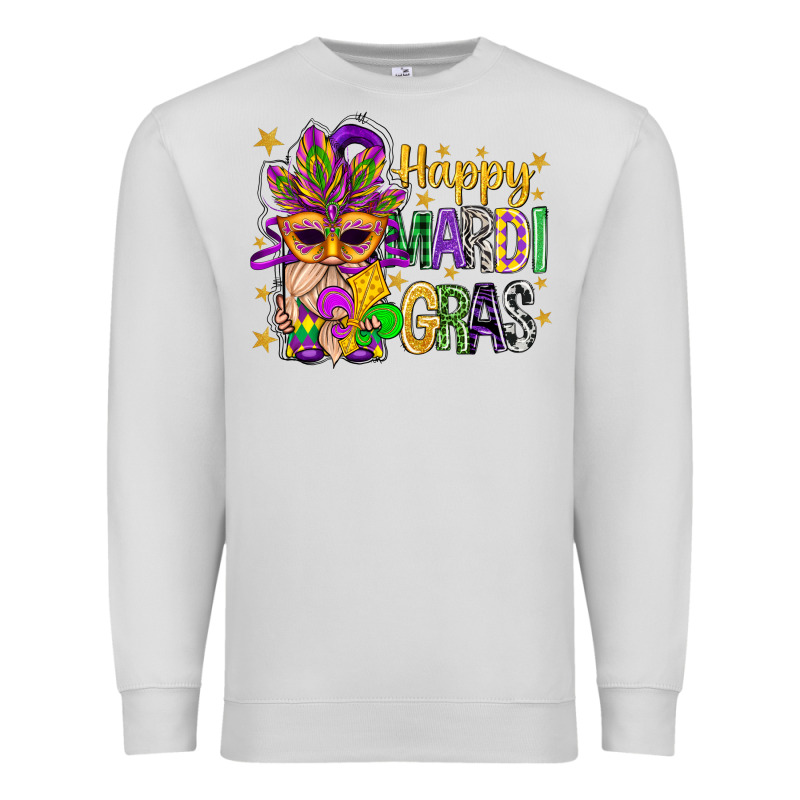 Happy Mardi Gras With Gnome Premium Sweatshirt by BundleAndBundleShop | Teevron