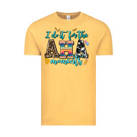 Vintage Mustard i do it for the aha moments Vintage Tee - AdoDesignShop