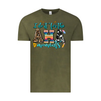 Vintage Olive i do it for the aha moments Vintage Tee - AdoDesignShop