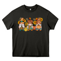 Asphalt fall gnomes pumpkin sunflowers Heavy Core Tee - Artiststas