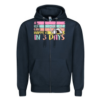 Navy a lot can happen in 3 days Zipper Hoodie - MaliasSmallBusiness