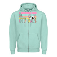 Seafoam a lot can happen in 3 days Zipper Hoodie - MaliasSmallBusiness