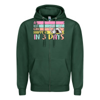 Sports Green a lot can happen in 3 days Zipper Hoodie - MaliasSmallBusiness