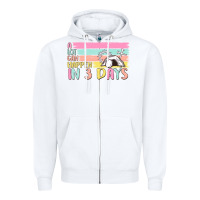White a lot can happen in 3 days Zipper Hoodie - MaliasSmallBusiness