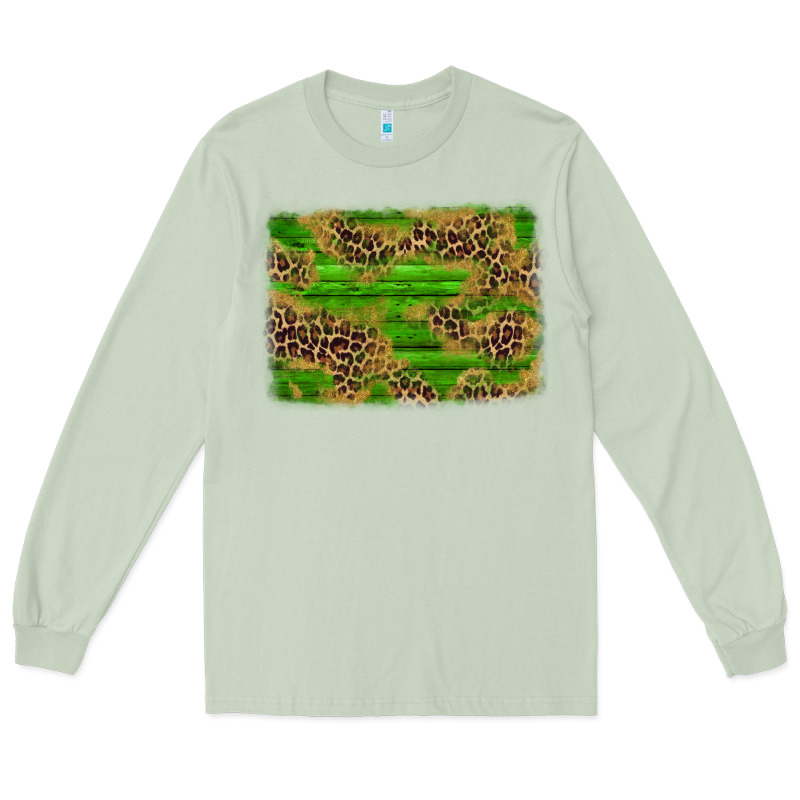 Western Leopard Distressed Background Long Sleeve Tee by AdoDesignShop | Teevron