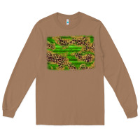 Toasted Coconut western leopard distressed background Long Sleeve Tee - AdoDesignShop
