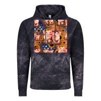 Cloud Black american pigs seamless pattern Vintage Hoodie - HRA Design Shop